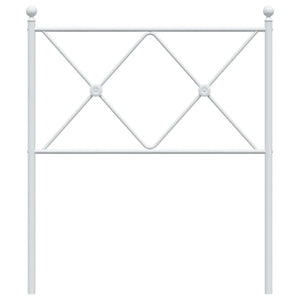 Testiera in Metallo Bianco 80 cm 376578