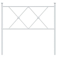 Testiera in Metallo Bianco 90 cm 376579