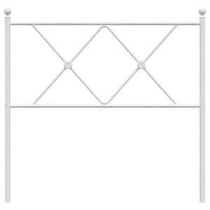 Testiera in Metallo Bianco 90 cm 376579