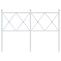 Testiera in Metallo Bianco 120 cm 376582