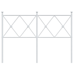 Testiera in Metallo Bianco 120 cm 376582