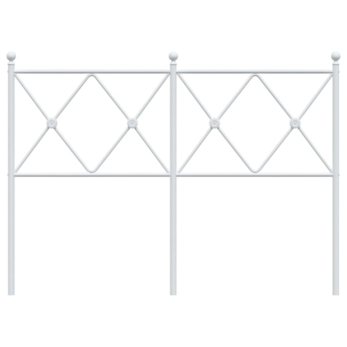 Testiera in Metallo Bianco 120 cm 376582