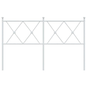 Testiera in Metallo Bianco 137 cm 376583