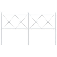 Testiera in Metallo Bianco 150 cm 376585