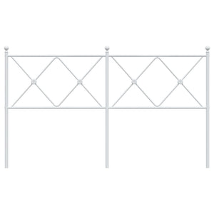 Testiera in Metallo Bianco 150 cm 376585