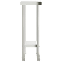 Tavolo da Lavoro da Cucina 55x30x85 cm in Acciaio Inossidabile 376450