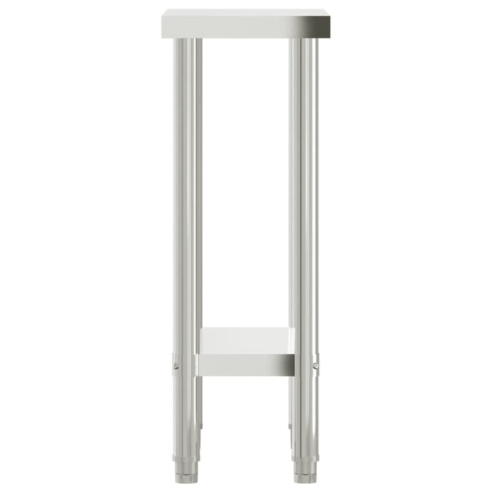 Tavolo da Lavoro da Cucina 55x30x85 cm in Acciaio Inossidabile 376450