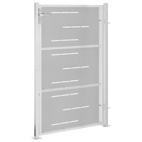 Cancello da giardino 100x114 cm in acciaio inox 376482