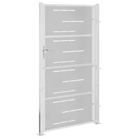 Cancello da giardino 100x196 cm in acciaio inox 376485