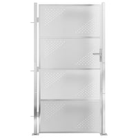 Cancello da giardino 100x176 cm in acciaio inox 376490