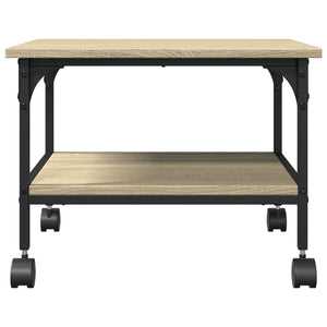 Supporto per stampante tavolo ufficio 2 livelli sonoma 50 x 40 x 38 cm marrone 02_0044799