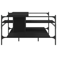 Tavolino da Salotto-Tavolino da soggiorno-Tavolo Nero 100x100x48,5 cm in Legno?Multistrato