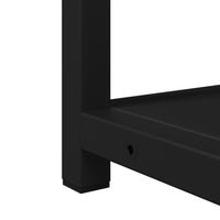 Mobile da Bagno con Specchio Nero 60x16x60 cm Legno Multistrato 842421