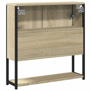 Mobile Bagno con Specchio Rovere Sonoma 60x16x60 cm Multistrato 842422