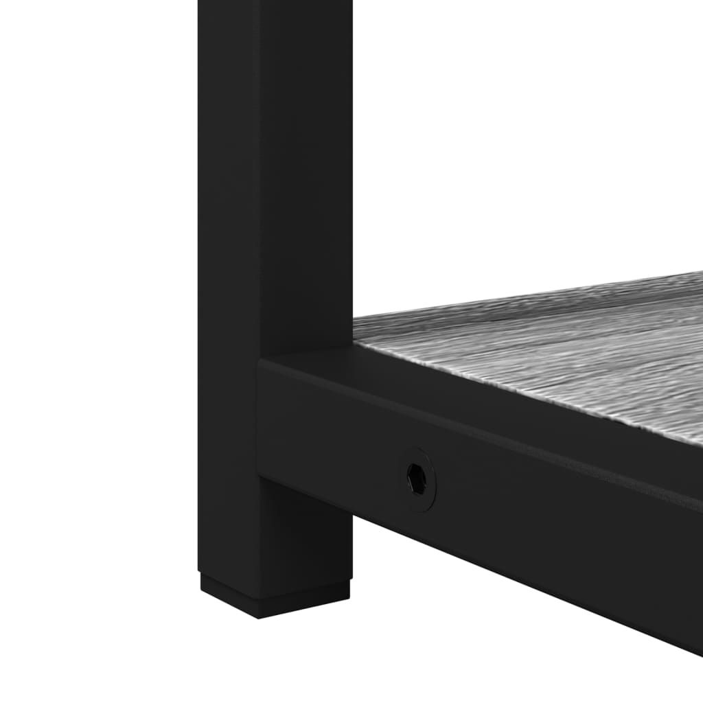 Mobile Specchio da Bagno Grigio Sonoma 60x16x60 cm Multistrato