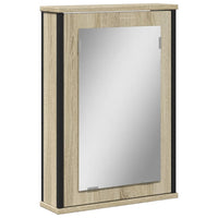 Mobile Bagno con Specchio Rovere Sonoma 42x12x60 cm Multistrato 842432