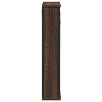 Mobile Bagno Specchio Rovere Marrone 42x12x60 Legno Multistrato 842435