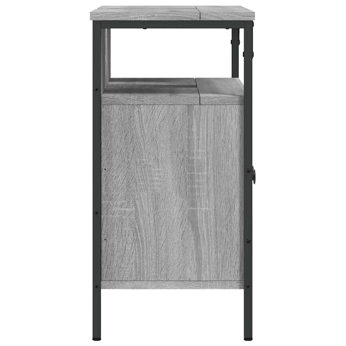 Mobile Lavabo Bagno-Armadietto da bagno Grigio Sonoma 60x30x60 cm Legno Multistrato 567595