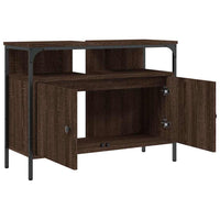 Mobile Lavabo Bagno-Armadietto da bagno Rovere Marrone 80x30x60cm Legno Multistrato 397198