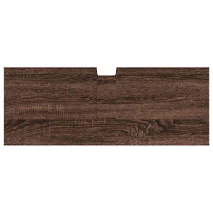 Mobile Lavabo Bagno Rovere Marrone 80x30x60cm Legno Multistrato