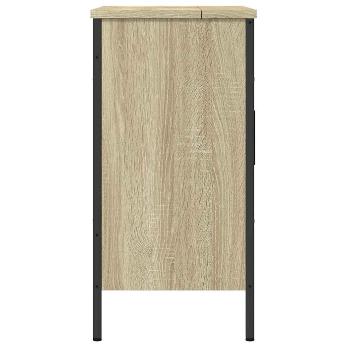 Mobile Lavabo Bagno-Armadietto da bagno Rovere Sonoma 60x30x60 cm Legno Multistrato 237528
