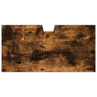 Mobile Lavabo Bagno Rovere Fumo 60x30x60 cm Legno Multistrato 842448