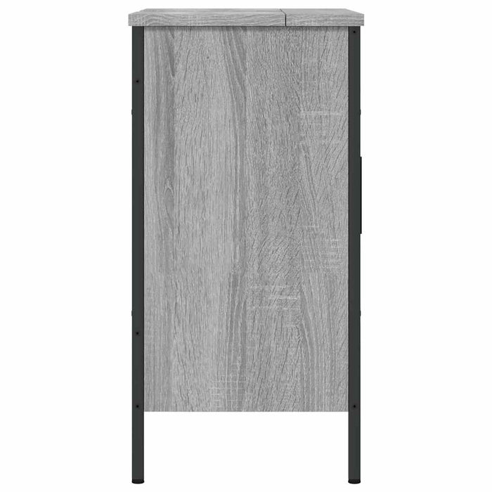 Mobile Lavabo Bagno-Armadietto da bagno Grigio Sonoma 60x30x60 cm Legno Multistrato 283207