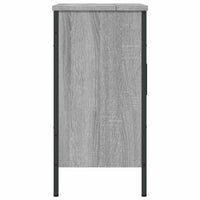 Mobile Lavabo Bagno Grigio Sonoma 60x30x60 cm Legno Multistrato 842449