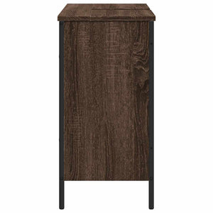 Mobile Lavabo Bagno Rovere Marrone 80x30x60cm Legno Multistrato 842455