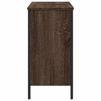 Mobile Lavabo Bagno-Armadietto da bagno Rovere Marrone 80x30x60cm Legno Multistrato 690149