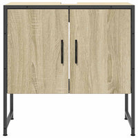 Mobile Lavabo Bagno Rovere Sonoma 60x33x60 cm Legno Multistrato 842457