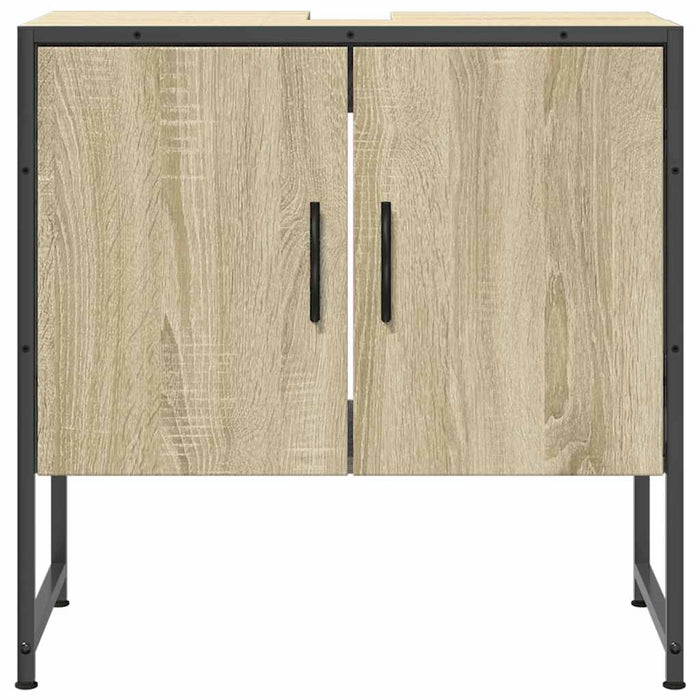 Mobile Lavabo Bagno Rovere Sonoma 60x33x60 cm Legno Multistrato 842457