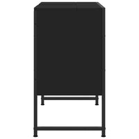 Mobile Lavabo Bagno Nero 60x30x60 cm Legno Multistrato 842461