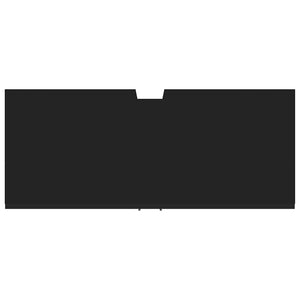 Mobile Lavabo Bagno Nero 60x30x60 cm Legno Multistrato 842461