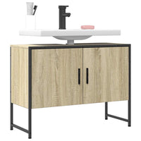 Mobile Lavabo Bagno Rovere Sonoma 60x30x60 cm Legno Multistrato 842462