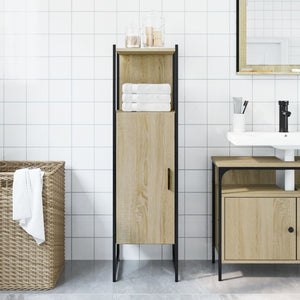 Mobile da Bagno Rovere Sonoma 33x33x120,5 cm Legno Multistrato 842467