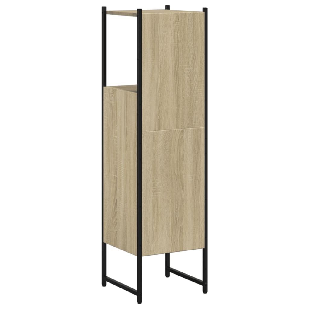 Mobile da Bagno Rovere Sonoma 33x33x120,5 cm Legno Multistrato 842467