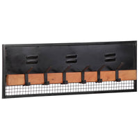 Appendiabiti da Parete 90x11x30 cm in Legno Massello di Mango 373602