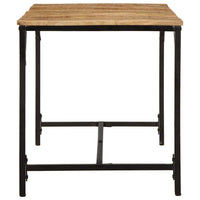 vidaXL Tavolo da Pranzo 140x70x75 cm in Legno Massello di Mango Grezzo