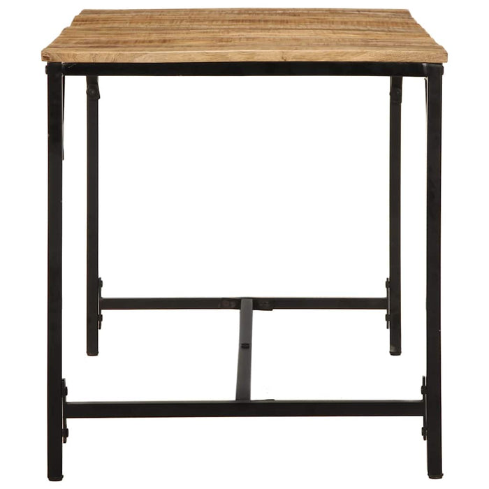 vidaXL Tavolo da Pranzo 140x70x75 cm in Legno Massello di Mango Grezzo