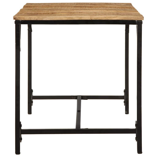 Tavolo da Pranzo 140x70x75 cm in Legno Massello di Mango Grezzo 373604