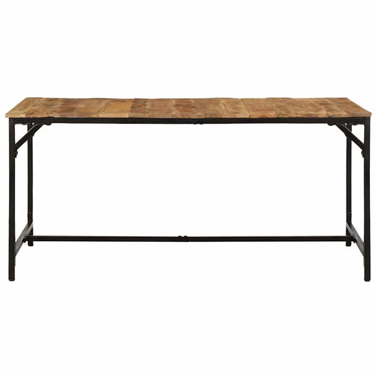 vidaXL Tavolo da Pranzo 160x80x75 cm in Legno Massello di Mango Grezzo