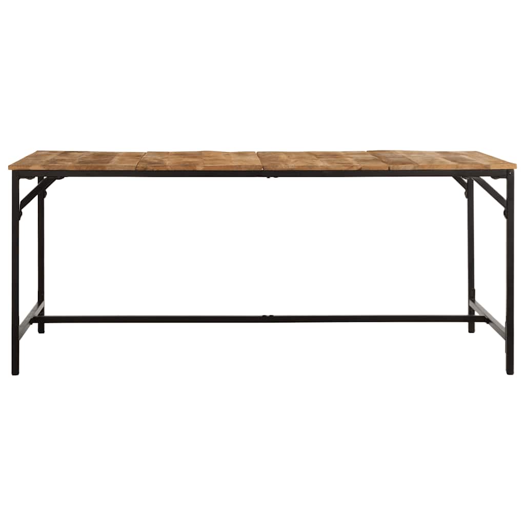 Tavolo da Pranzo 180x90x75 cm in Legno Massello di Mango Grezzo 373606