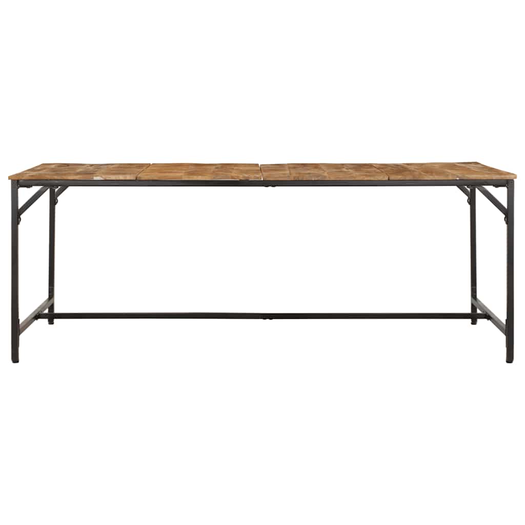 vidaXL Tavolo da Pranzo 200x100x75cm in Legno Massello di Mango Grezzo