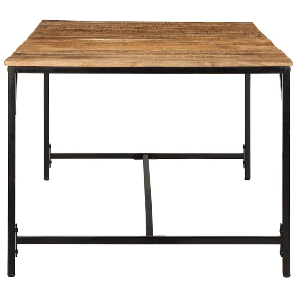 Tavolo da Pranzo 200x100x75cm in Legno Massello di Mango Grezzo 373607