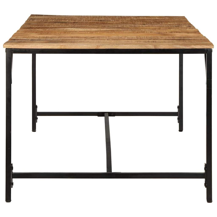 Tavolo da Pranzo 200x100x75cm in Legno Massello di Mango Grezzo 373607