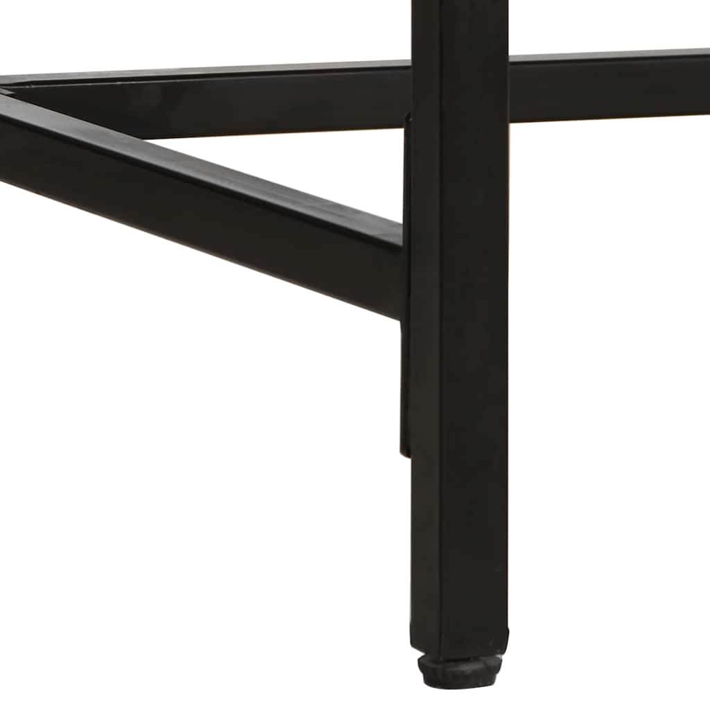 vidaXL Tavolo da Pranzo 200x100x75cm in Legno Massello di Mango Grezzo