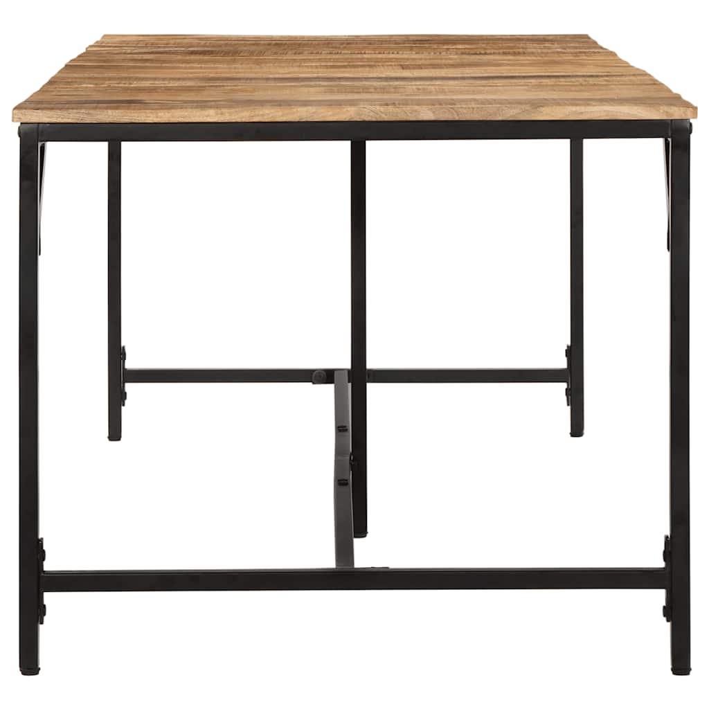 Tavolo da Pranzo 220x90x75 cm in Legno Grezzo Massello di Mango 373608