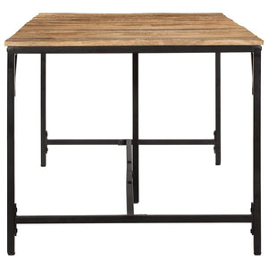 Tavolo da Pranzo 220x90x75 cm in Legno Grezzo Massello di Mango 373608