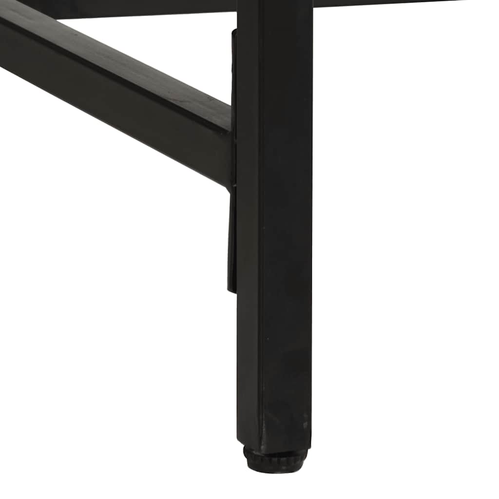 Tavolo da Pranzo 220x90x75 cm in Legno Grezzo Massello di Mango 373608